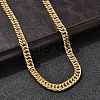 5.5MM 304 Stainless Steel Cuban Link Chain Necklaces for Men NJEW-B134-08A-G-2