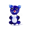 Handmade Lampwork Cat Figurine Display Decorations LAMP-N034-26B-1