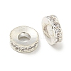 Brass Cubic Zirconia Spacer Beads KK-L215-004C-S04-1