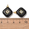 Natural Obsidian Pendants GG-CBAA798-03G-05-2