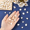80Pcs 8 Styles ABS Plastic Imitation Pearl Pendants & Connector Charms PALLOY-YW00068-5