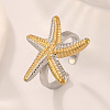 Adjustable 201 Stainless Steel Cuff Open Rings for Women RJEW-B156-02GP-01-1