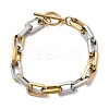 304 Stainless Steel Cable Chain Bracelets for Women LS-BJEW-D377-01E-4