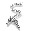 Tarnish Resistant 304 Stainless Steel Curb Chain Extender LS-STAS-K195-29P-016-1