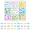 45g 9 colors Glass Seed Beads SEED-YW0002-54B-1