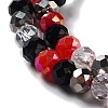 Glass Beads Strands EGLA-A034-M6mm-14-3