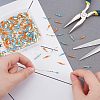 225Pcs 9 Style Brass Fishing Rolling Bearing Connector FIND-FH0003-27-4