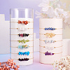 12pcs 12 styles Natural & Synthetic Mixed Gemstone Chips Braided Bead Bracelets Set BJEW-TA0001-14-5