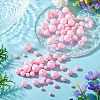 100Pcs 5 Styles Opaque Acrylic Beads MACR-TADJ0001-12G-5