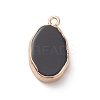 Natural Obsidian Pendants G-K333-01I-02-3