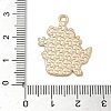 Small Potted Plant with Dog Alloy Enamel Pendants LS-ENAM-I083-01KCG-06-3