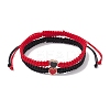 2Pcs 2 Colors Braided Nylon Thread BJEW-JB09768-1