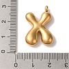 Ion Plating(IP) 304 Stainless Steel Pendants STAS-M017-08G-24-3