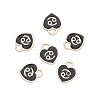 Alloy Enamel Charms with 12 Constellations ENAM-CJC0004-01D-1