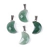 Natural Green Aventurine Pendants G-N349-02F-P-1