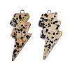 Natural Dalmatian Jasper Pendants G-N332-53-A14-1