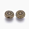 Tibetan Style Alloy Beads X-TIBEB-R022-AB-LF-2