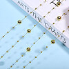 Plastic Imitation Pearl Beaded Chains KY-WH0051-25B-4