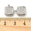 304 Stainless Steel Pendants STAS-L022-153P-3