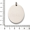 304 Stainless Steel Enamel Pendants STAS-Z126-09P-3