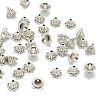 Tibetan Style Alloy Flower Bell Filigree Bead Caps TIBEB-O005-02-4