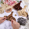 5Pcs 5 Styles  High Temperature Fiber Long Pear Perm Hairstyle Doll Wig Hair DIY-GL0005-63B-3