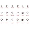 Tibetan Style Alloy Spacer Beads PALLOY-PH0012-49AS-2