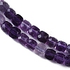 Natural Purple Fluorite Beads Strands G-P553-E02-03-4