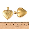 316 Stainless Steel Locket Pendants STAS-K321-13G-3