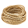 5M Braided Round PU Leather Jewelry Cord OCOR-GF0004-96A-03-1