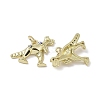 Real 18K Gold Plated Brass Micro Pave Cubic Zirconia Pendants KK-L209-063G-02-2