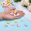 45Pcs 9 Style Opaque Resin Cabochons RESI-CJ0001-140-4