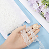 10 Yards Polyester Pleated Lace Trim OCOR-GF0003-52C-3