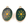Natural Agate Pendants G-N326-156B-3