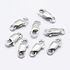 Anti-Tarnish Rhodium Plated 925 Sterling Silver Lobster Claw Clasps STER-K167-075E-P-2