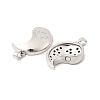 Valentine's Day Brass Micro Pave Cubic Zirconia Split Pendants LS-KK-H251-01B-P-2
