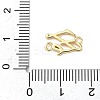 Brass Faith Fe Connector Charms KK-Q068-19G-4