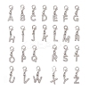 26Pcs 26 Styles Alloy Crystal Rhinestone Pendant Decorations HJEW-JM03172-02-1