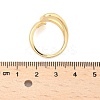 Rack Plating Brass Hollow Teardrop Open Cuff Rings X-RJEW-D009-01G-4