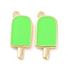 Brass Enamel Pendants KK-A168-16-06G-2