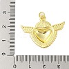 Rack Plating Brass Enamel Pendants KK-S380-33G-B-3