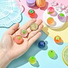 10Pcs 10 Styles Fruit Transparent Resin Cabochons RESI-CJ0004-83-4