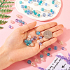 75Pcs 6 Styles Transparent Frosted Resin Beads RESI-TA0002-42-7
