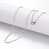 Non-Tarnish 304 Stainless Steel Cable Chain Necklaces LS-NJEW-H445-16P-1