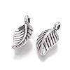 Tibetan Style Alloy Leaf Pendants LS-X-TIBEP-1011-AS-FF-1