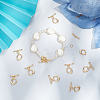 10Sets Brass Toggle Clasps KK-BBC0025-38-4