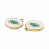 PVD Vacuum Plating 201 Stainless Steel Enamel Pendants STAS-J401-VC802-2