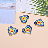 20Pcs Alloy Enamel Pendants ENAM-CJ0001-64-6