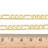 5MM Brass Figaro Chain Necklaces for Women NJEW-K271-07G-5