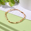 Mini Natural Crazy Agate Beaded Stretch Bracelets BJEW-JB07669-03-2